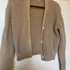 Women's Tan Knit Madewell Sweater